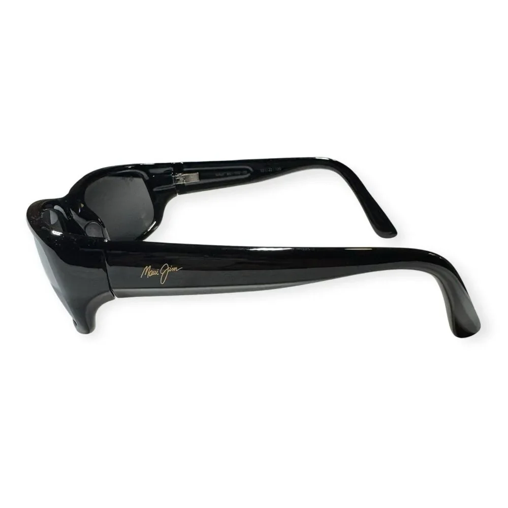 Maui Jim Stingray MJ103-02 Polarized Sunglasses‎ Gray Mirrored Lenses 129mm Rare